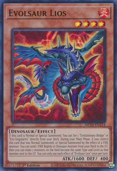 Evolsaur Lios (Ultra Rare) [MP24-EN214-UR]