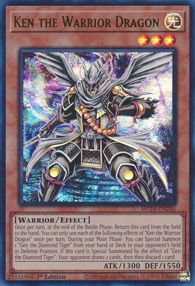 Ken the Warrior Dragon (Ultra Rare) [MP24-EN246-UR]