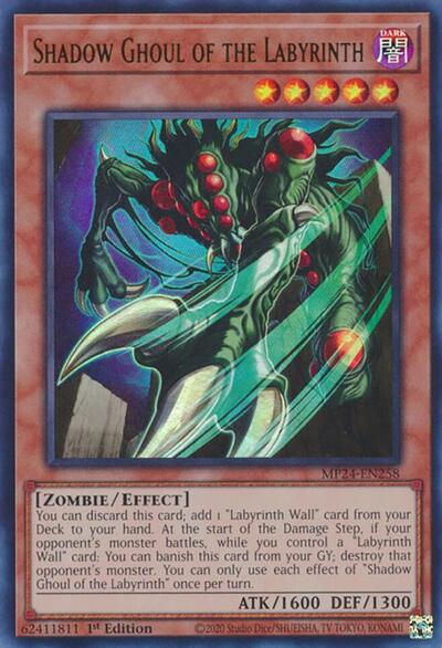 Shadow Ghoul of the Labyrinth (Ultra Rare) [MP24-EN258-UR]