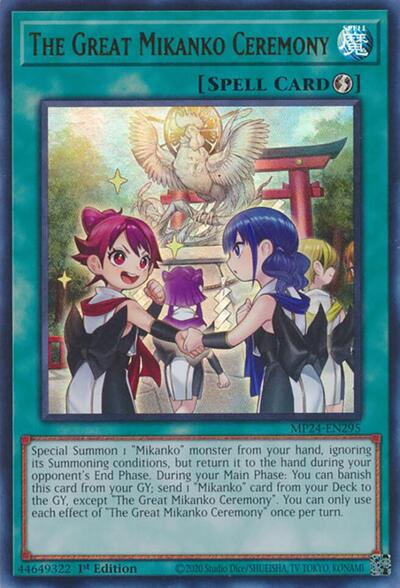 The Great Mikanko Ceremony (Ultra Rare) [MP24-EN295-UR]