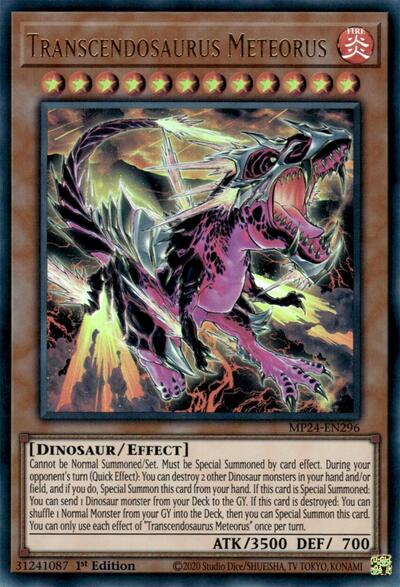 Transcendosaurus Meteorus (Ultra Rare) [MP24-EN296-UR]