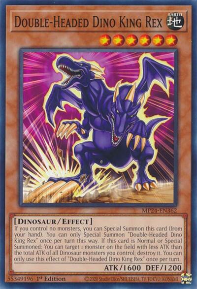 Double-Headed Dino King Rex (Common) [MP24-EN362-C]