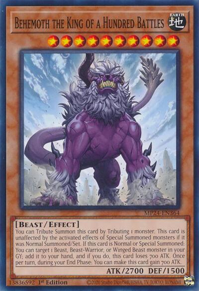 Behemoth the King of a Hundred Battles (Common) [MP24-EN364-C]