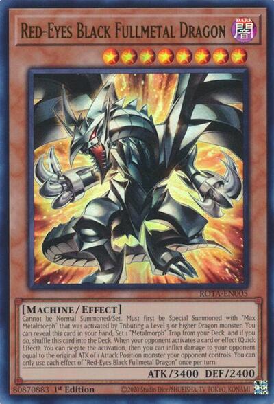 Red-Eyes Black Fullmetal Dragon (Ultra Rare) [ROTA-EN005-UR]