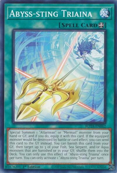 Abyssrhine, the Atlantean Spirit (Secret Rare) [ROTA-EN017-SeR]