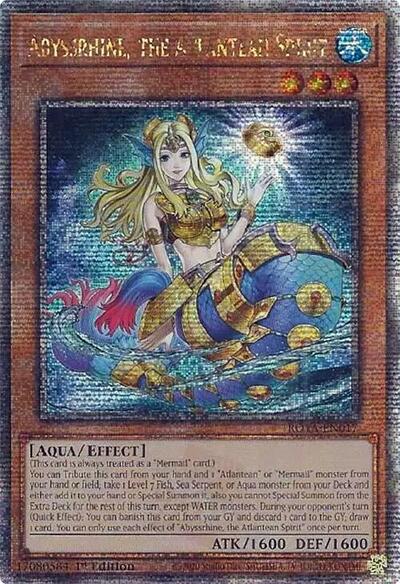 Abyssrhine, the Atlantean Spirit (Quarter Century Secret Rare) [ROTA-EN017-QCSR]