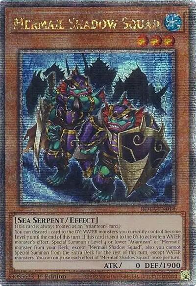 Mermail Shadow Squad (Quarter Century Secret Rare) [ROTA-EN018-QCSR]