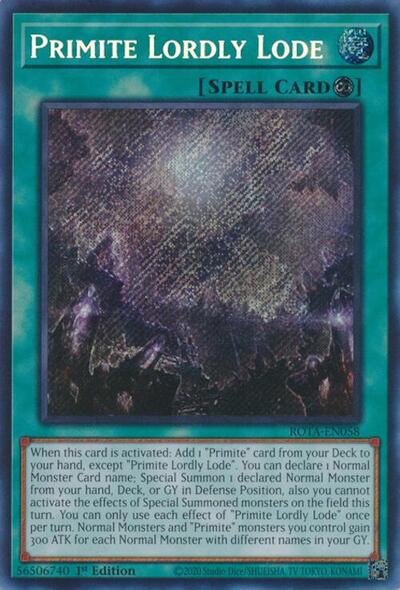 Primite Lordly Lode (Secret Rare) [ROTA-EN058-SeR]