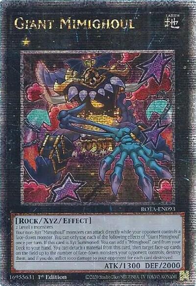 Giant Mimighoul (Quarter Century Secret Rare) [ROTA-EN093-QCSR]