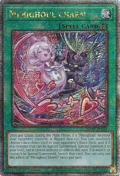 Mimighoul Charm (Quarter Century Secret Rare) [ROTA-EN096-QCSR]