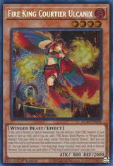 Fire King Courtier Ulcanix (Secret Rare) [ROTA-EN098-SeR]