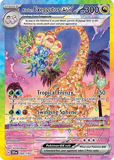 Alolan Exeggutor ex - 242/191 (Special Illustration Rare) [SSP-242-SIR]