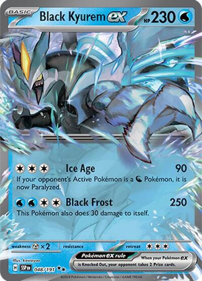 Black Kyurem ex - 048/191 (Double Rare) [SSP-048-DR]