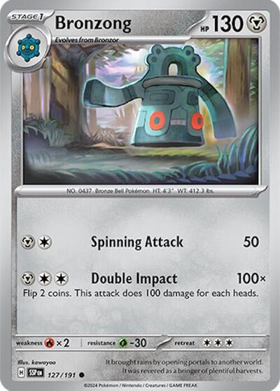 Bronzong - 127/191 (Common) [SSP-127-C]