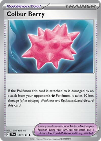 Colbur Berry - 168/191 (Uncommon) [SSP-168-U]