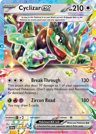 Cyclizar ex - 159/191 (Double Rare) [SSP-159-DR]