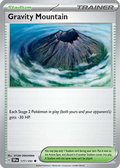 Gravity Mountain - 177/191 (Uncommon) [SSP-177-U]