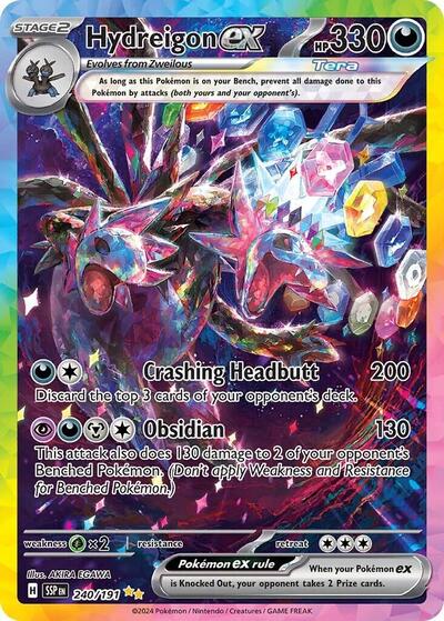 Hydreigon ex - 240/191 (Special Illustration Rare) [SSP-240-SIR]