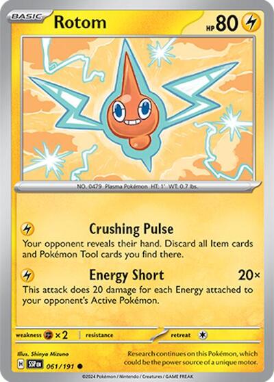 Rotom - 061/191 (Common) [SSP-061-C]