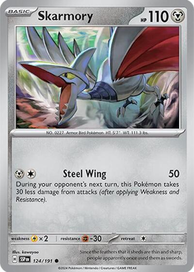 Skarmory - 124/191 (Common) [SSP-124-C]