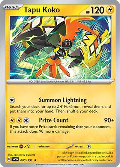 Tapu Koko - 065/191 (Rare) [SSP-065-R]