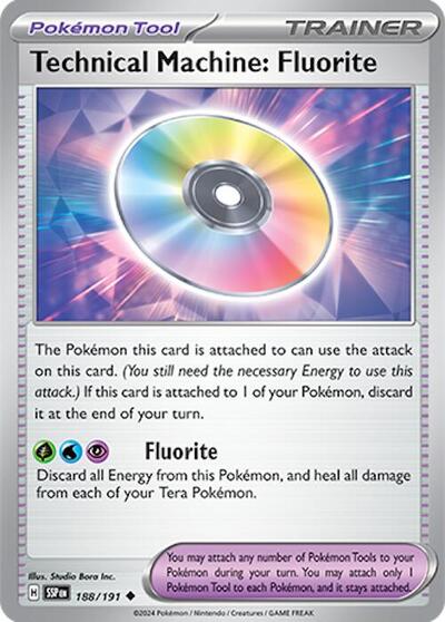 Technical Machine: Fluorite - 188/191 (Uncommon) [SSP-188-U]