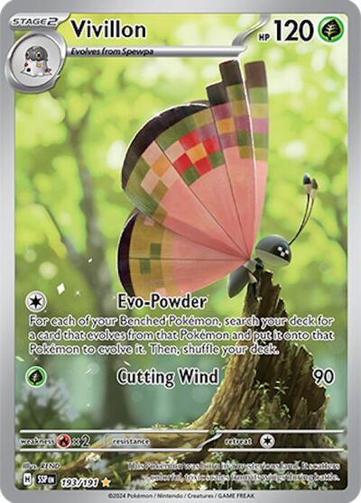 Vivillon - 193/191 (Illustration Rare) [SSP-193-IR]