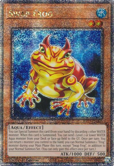 Swap Frog (Quarter Century Secret Rare) [RA03-EN005-QCSR]