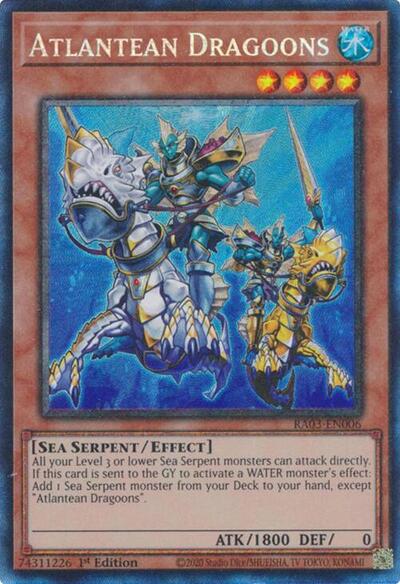 Atlantean Dragoons (Prismatic Collector's Rare) [RA03-EN006-PCR]