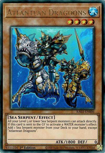 Atlantean Dragoons (Prismatic Ultimate Rare) [RA03-EN006-PUR]