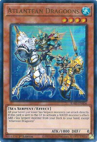 Atlantean Dragoons (Ultra Rare) [RA03-EN006-UR]