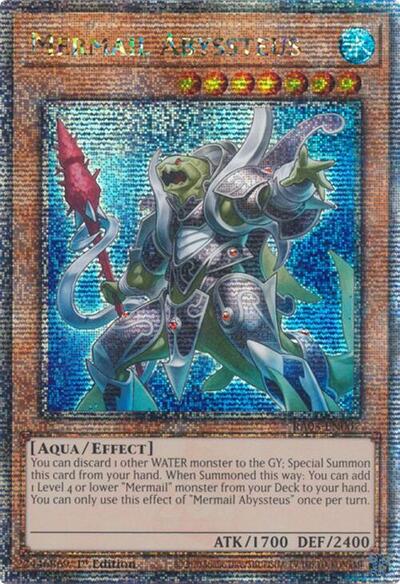 Mermail Abyssteus (Quarter Century Secret Rare) [RA03-EN007-QCSR]