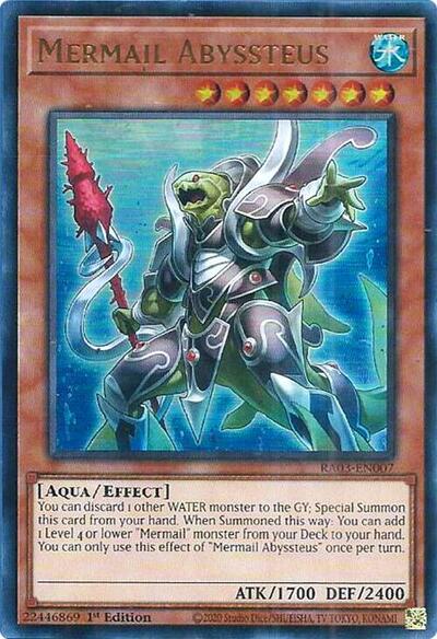 Mermail Abyssteus (Ultra Rare) [RA03-EN007-UR]