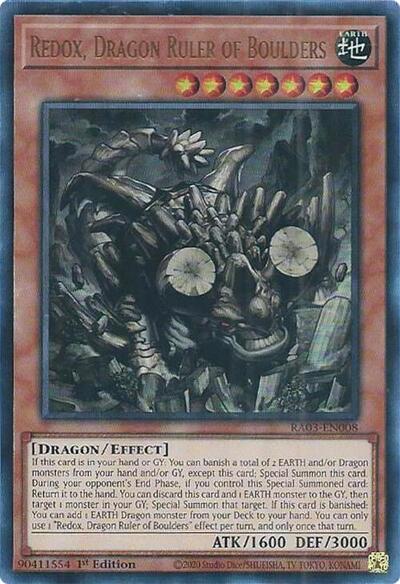 Redox, Dragon Ruler of Boulders (Ultra Rare) [RA03-EN008-UR]