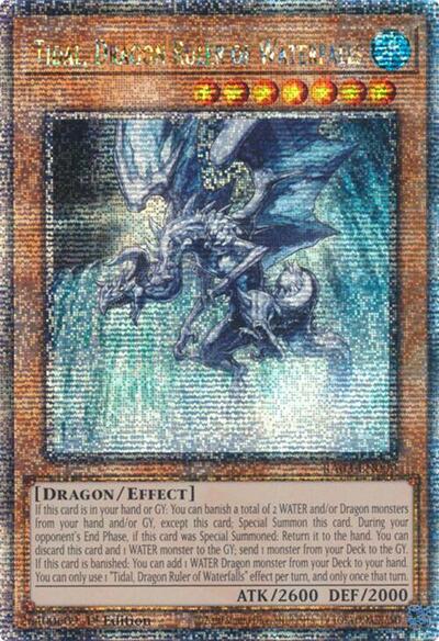 Tidal, Dragon Ruler of Waterfalls (Quarter Century Secret Rare) [RA03-EN009-QCSR]