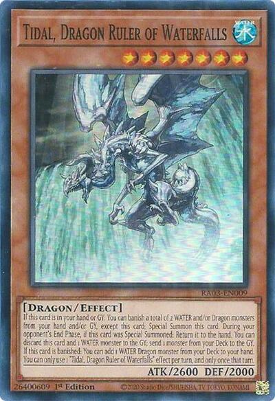 Tidal, Dragon Ruler of Waterfalls (Super Rare) [RA03-EN009-SuR]