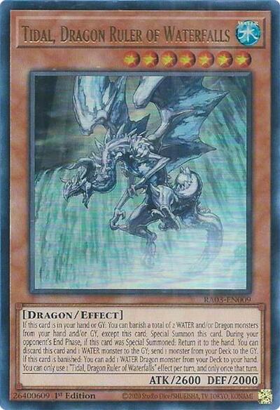 Tidal, Dragon Ruler of Waterfalls (Ultra Rare) [RA03-EN009-UR]