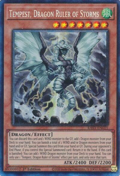 Tempest, Dragon Ruler of Storms (Prismatic Collector's Rare) [RA03-EN011-PCR]