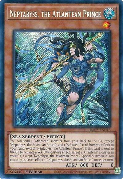 Neptabyss, the Atlantean Prince (Secret Rare) [RA03-EN013-SeR]