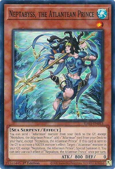 Neptabyss, the Atlantean Prince (Super Rare) [RA03-EN013-SuR]