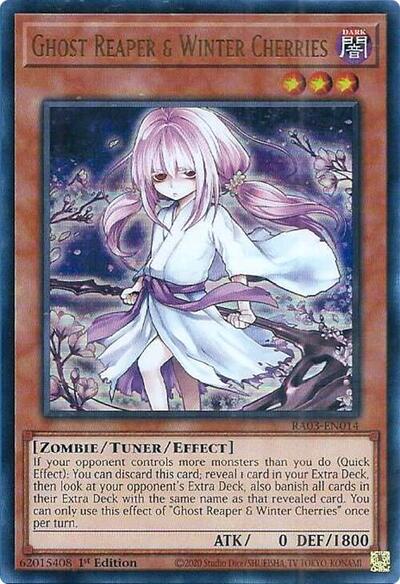 Ghost Reaper & Winter Cherries (Ultra Rare) (Alternate Art) [RA03-EN014-UR-ALT]