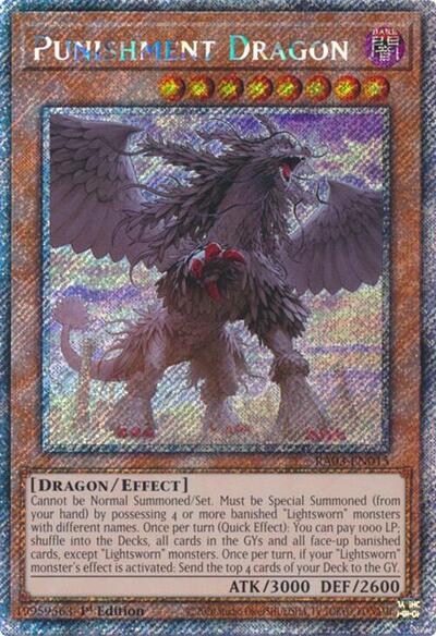 Punishment Dragon (Platinum Secret Rare) [RA03-EN015-PlSR]