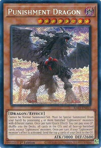 Punishment Dragon (Secret Rare) [RA03-EN015-SeR]