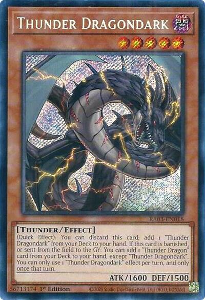 Thunder Dragondark (Secret Rare) [RA03-EN018-SeR]