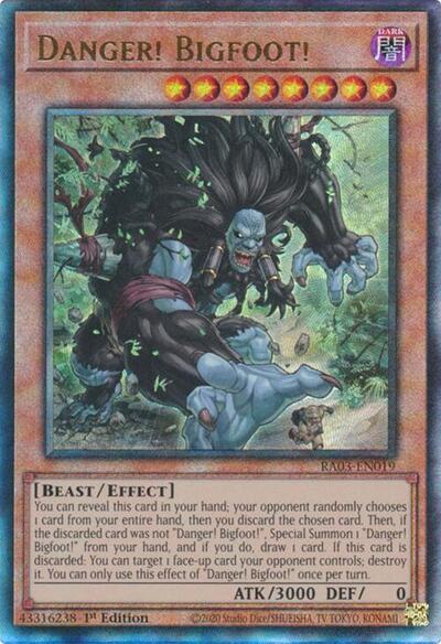 Danger! Bigfoot! (Prismatic Ultimate Rare) [RA03-EN019-PUR]