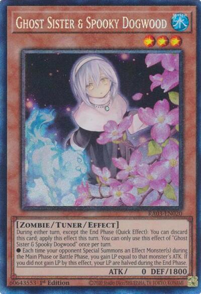 Ghost Sister & Spooky Dogwood (Prismatic Collector's Rare) (Alternate Art) [RA03-EN020-PCR-ALT]