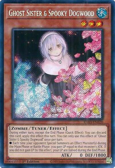 Ghost Sister & Spooky Dogwood (Secret Rare) (Alternate Art) [RA03-EN020-SeR-ALT]