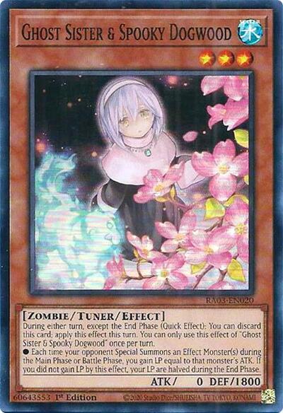 Ghost Sister & Spooky Dogwood (Super Rare) (Alternate Art) [RA03-EN020-SuR-ALT]