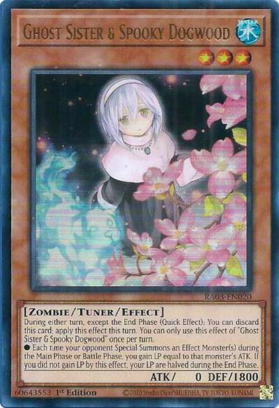 Ghost Sister & Spooky Dogwood (Ultra Rare) (Alternate Art) [RA03-EN020-UR-ALT]