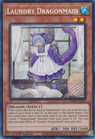 Laundry Dragonmaid (Prismatic Collector's Rare) [RA03-EN021-PCR]